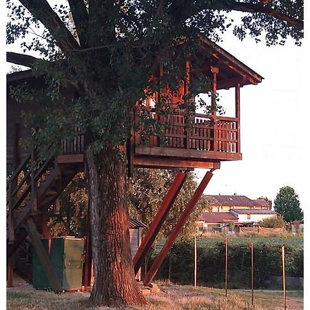 La Casa Sull'Albero Oasi Certosa Di Pavia Villa Borgarello Bagian luar foto