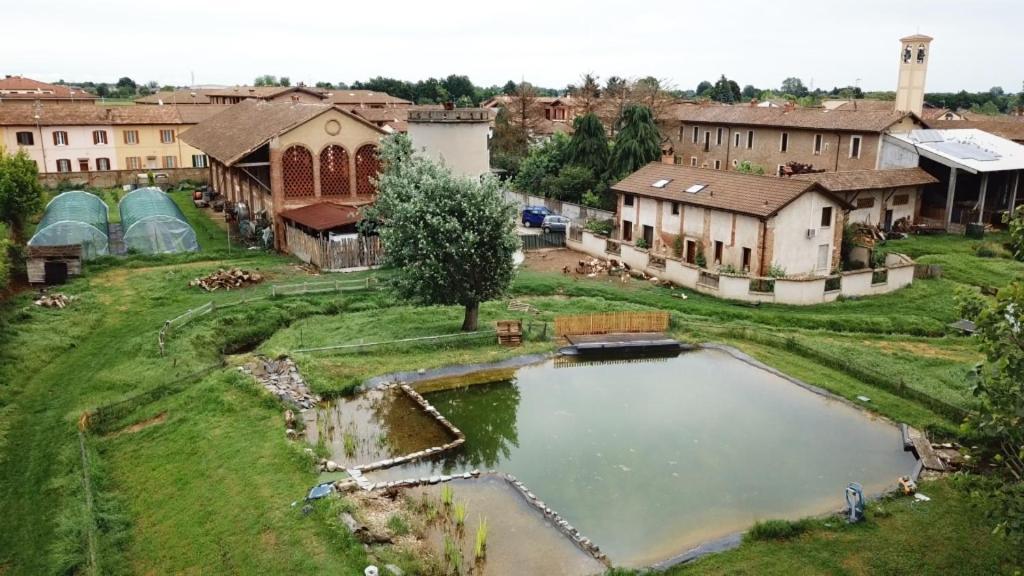 La Casa Sull'Albero Oasi Certosa Di Pavia Villa Borgarello Bagian luar foto